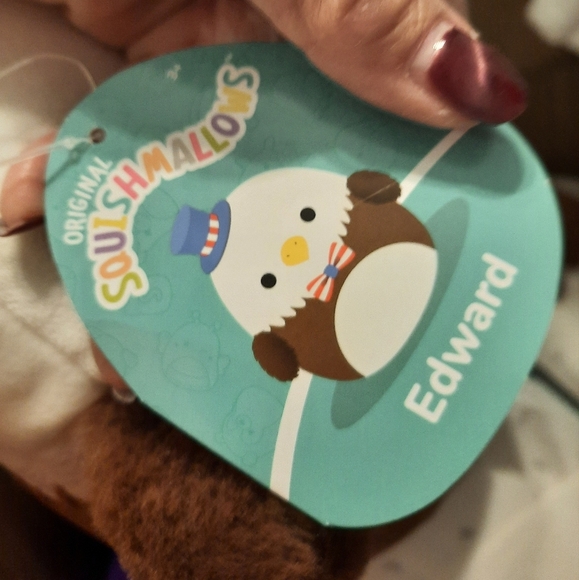 Cute Plush Bird with Bow Tie Edward New With Tags - Picture 2 of 5